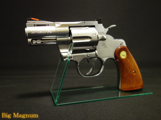 コルト パイソン .357Magnum 2.5inch R-model ステンレスフィニッシュ ガスガン