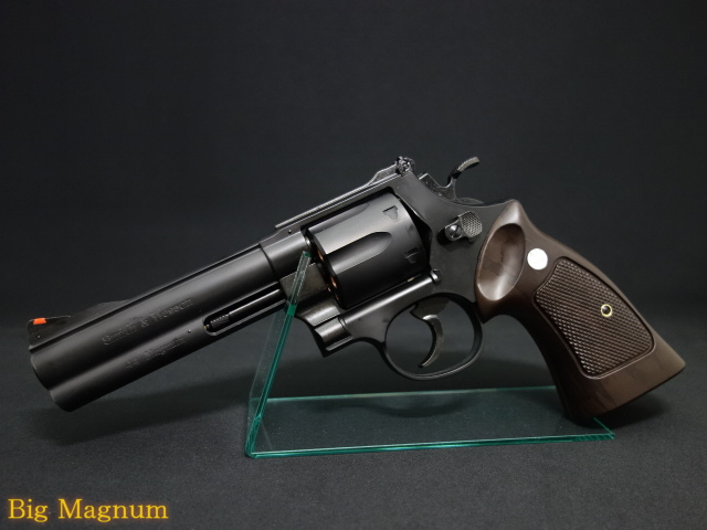 S&W M29 クラシック 5インチ Xカートリッジ シルバーABS プラグリップ