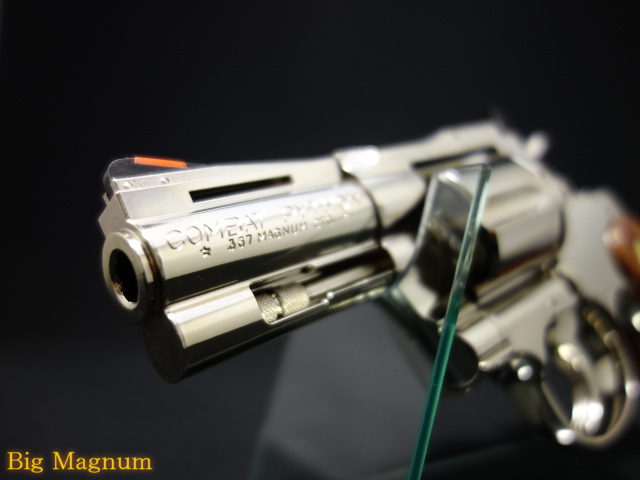 【タナカ】コルトパイソン 3inch ニッケルフィニッシュ　モデルガン