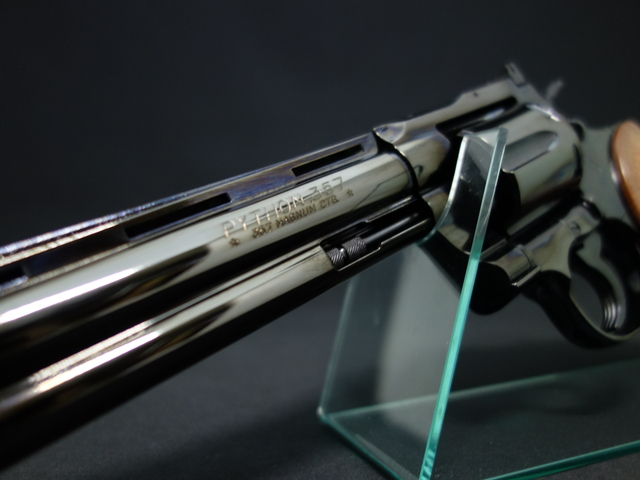 【タナカ】コルトパイソン 6inch Rモデルスチールフィニッシュ モデルガン