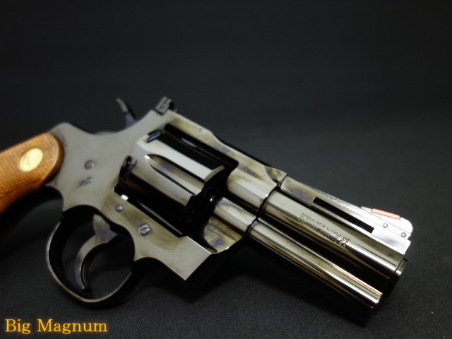 【タナカ】コルトパイソン 3inch Rモデルスチールフィニッシュ モデルガン