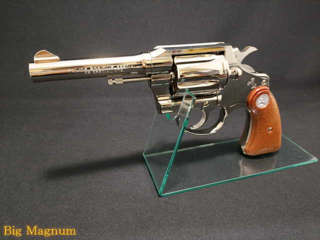 ポリスポジティブスペシャル 4inch 3rd issue R-model ニッケルフィニッシュ モデルガン 