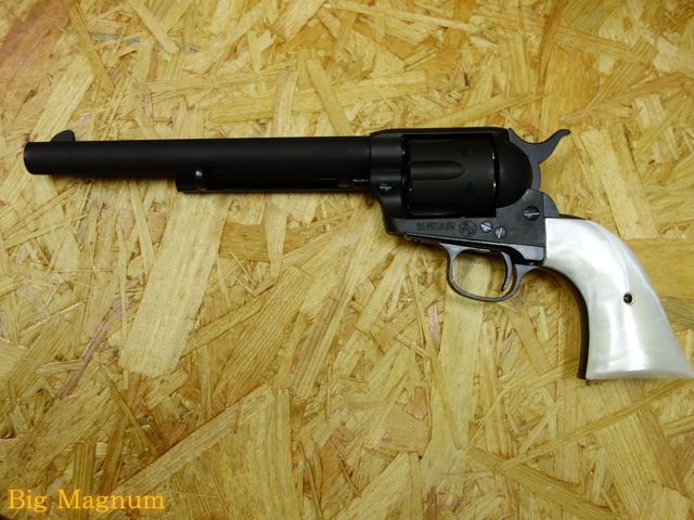 SAA .45 アーティラリー ブラックHW パールプラグリップ