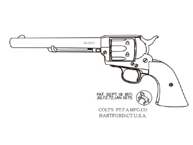 SAA .45 1stGen Late キャバルリ